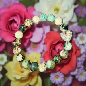 💚 Stunning 10mm Green Calcite Bracelet